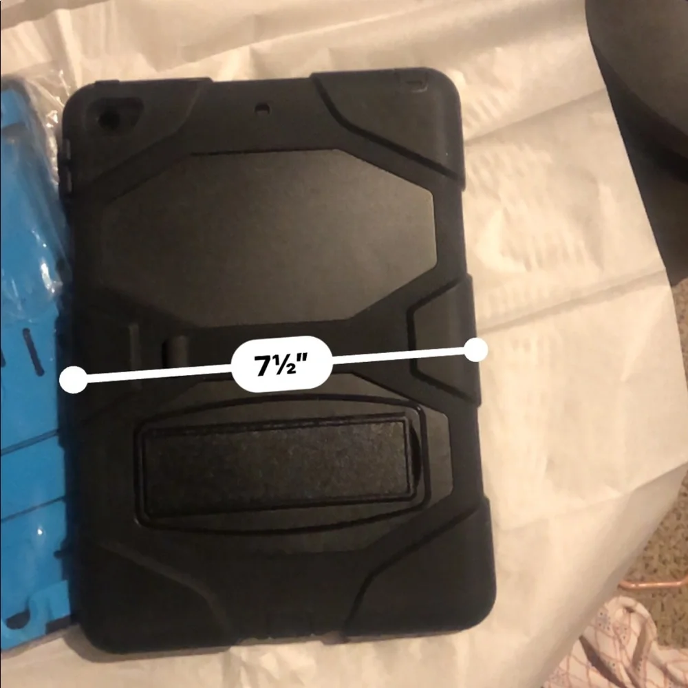 iPad bumper guard , stand , protectors x 2